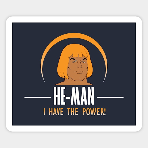 He Man Face I Have The Power Masters Of The Universe Magnet by Rebus28